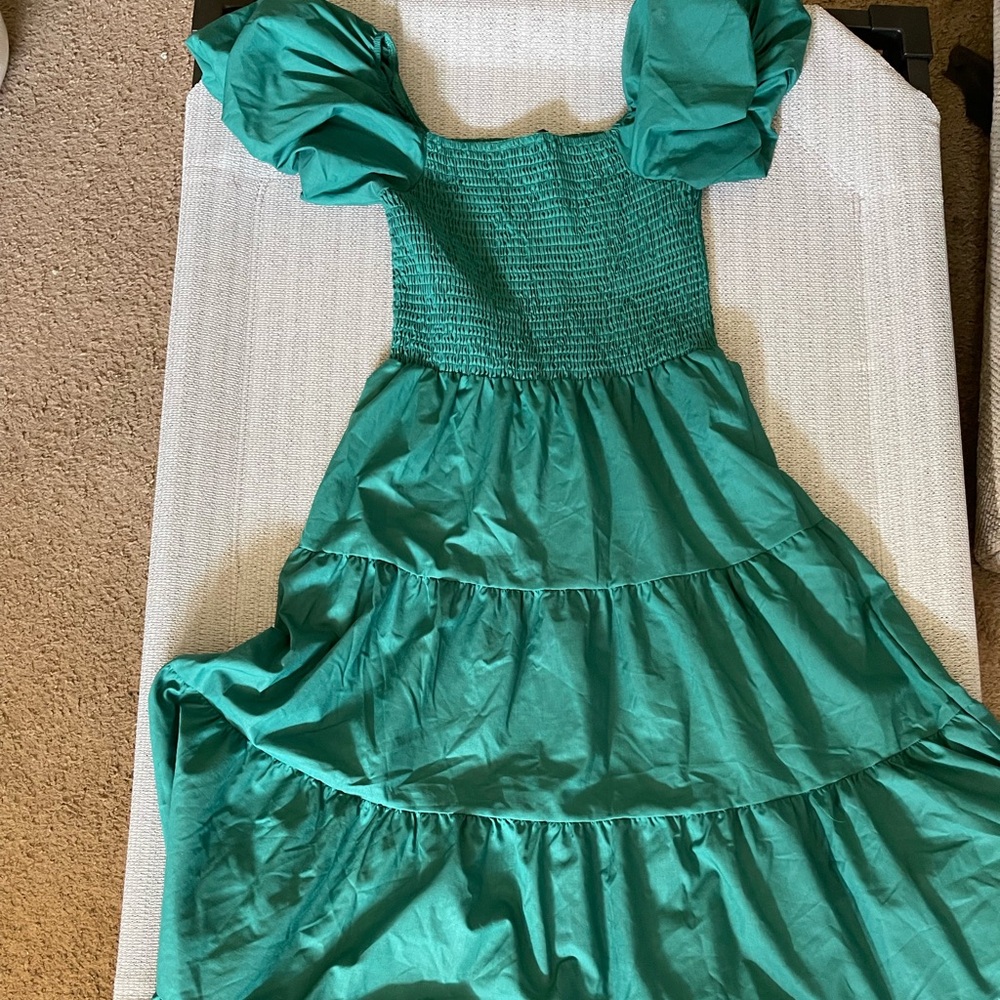 Elegant Green Women's Dress